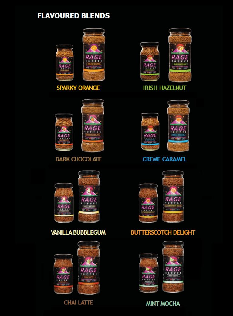 Rage Coffee Flavored Blends